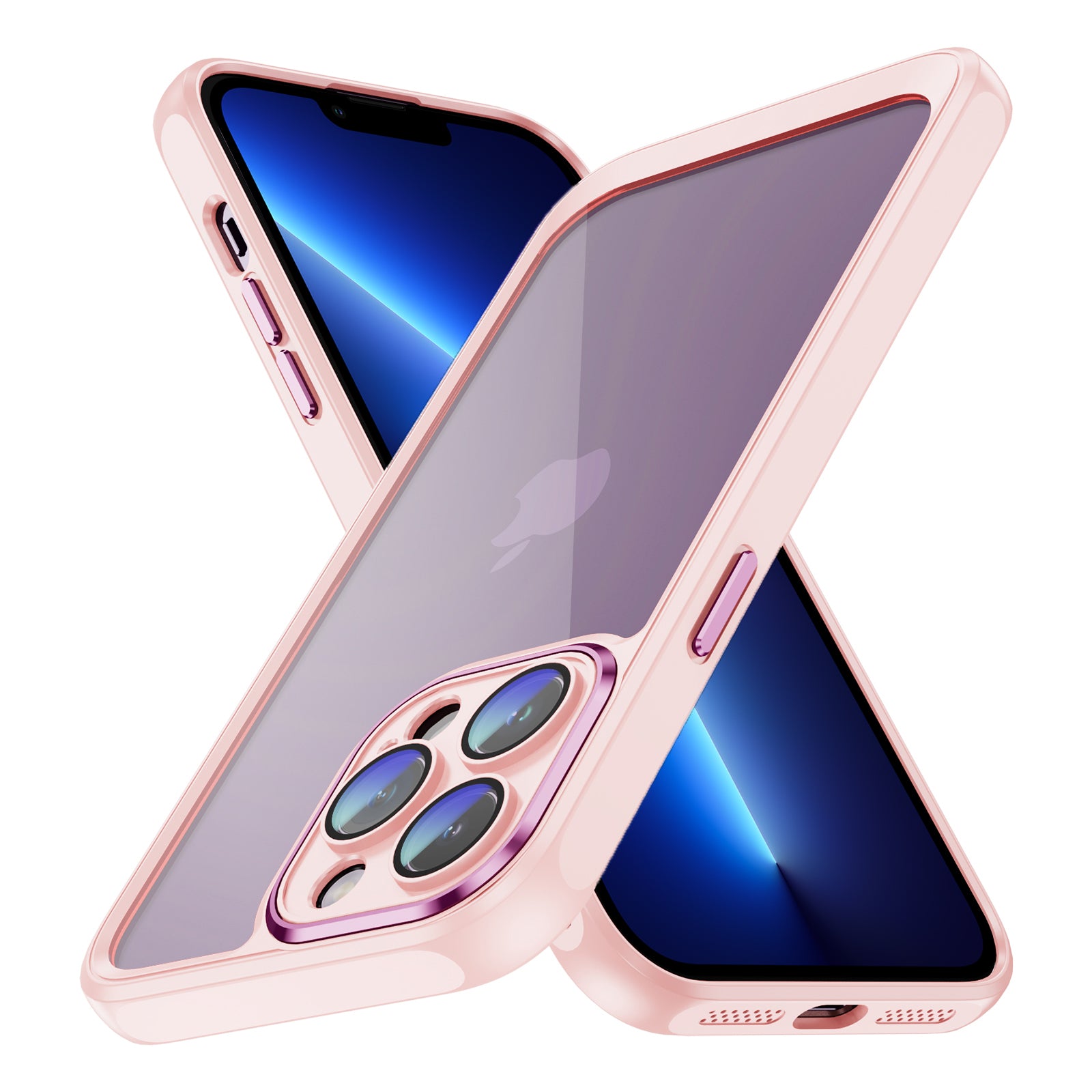 For iPhone 13 Pro Max Clear Back Phone Case Acrylic+TPU Hybrid Shockproof Cover with Camera Lens Protector For iPhone 13 Pro Max Clear Back Phone Case Acrylic+TPU Hybrid Shockproof Cover with Camera Lens Protector
